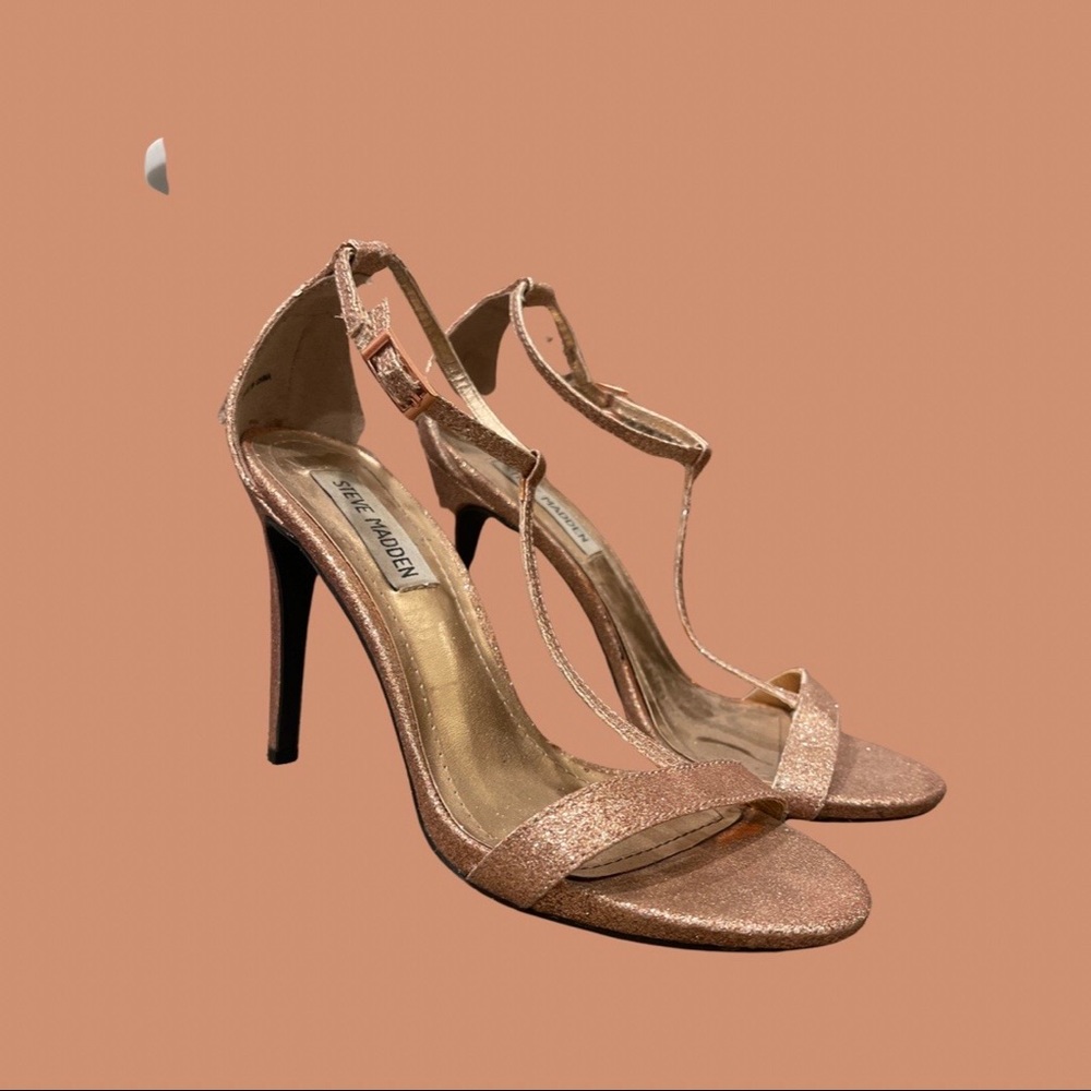 Worn once Steve Madden Fanny Rose Gold Heels